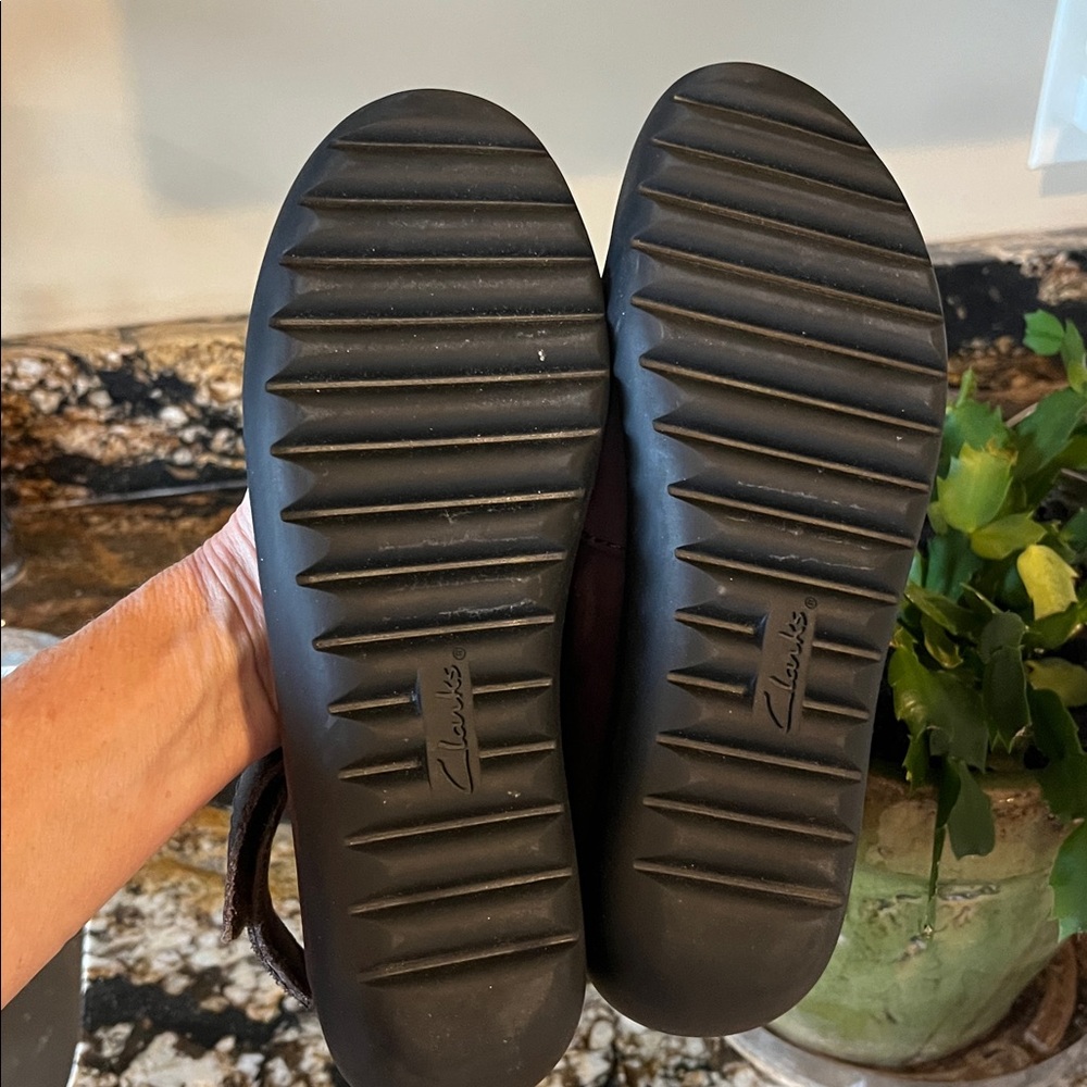 Clarks Medora Nina Dark Brown Soft Cushion Womens 6M Leather Mary Jane - Picture 9 of 12